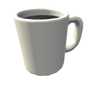 Cup Coffee Standard Basic Filled Black Coffee